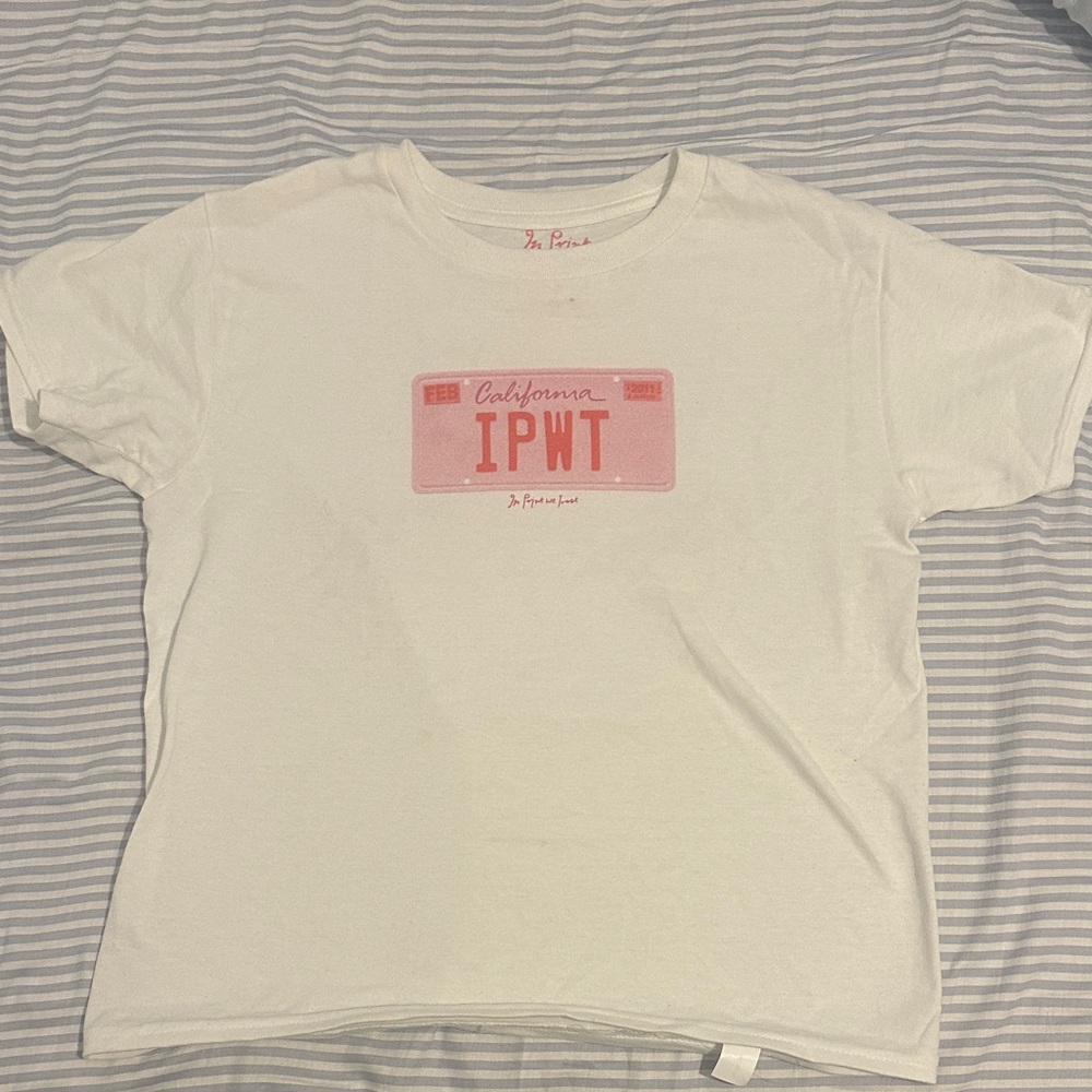 In Prints we trust baby tee